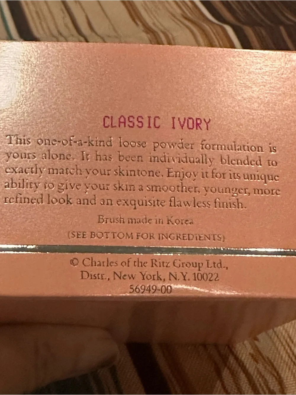 Charles of the Ritz Custom Blended Setting Powder Classic Ivory